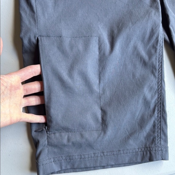 Prana Dark Gray Halle Bermuda Shorts Hiking Biking Outdoors - Picture 6 of 16